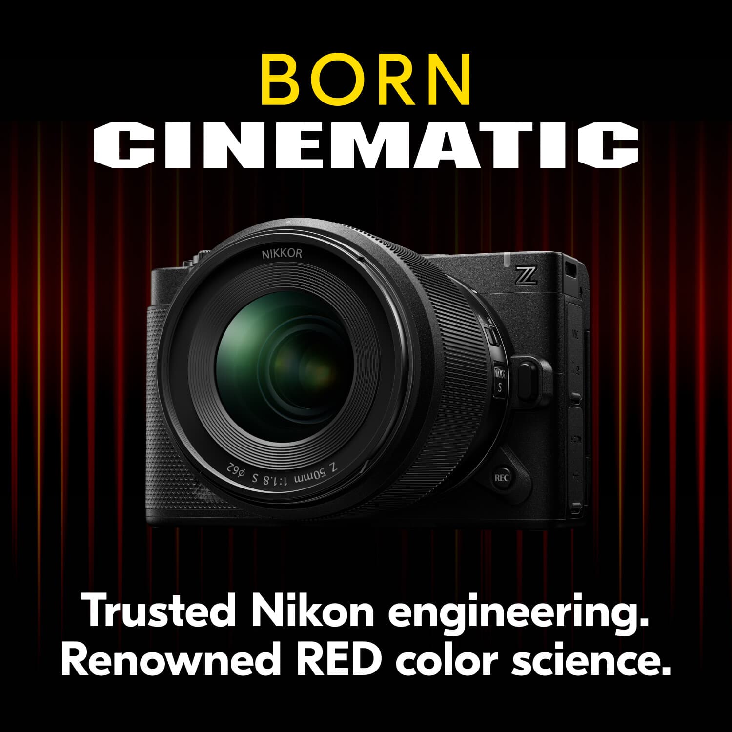 Nikon - ZR Full-frame Mirrorless Cinema Camera 50mm Lens Standard Kit, for Z Mount Lenses - Black - Image 5