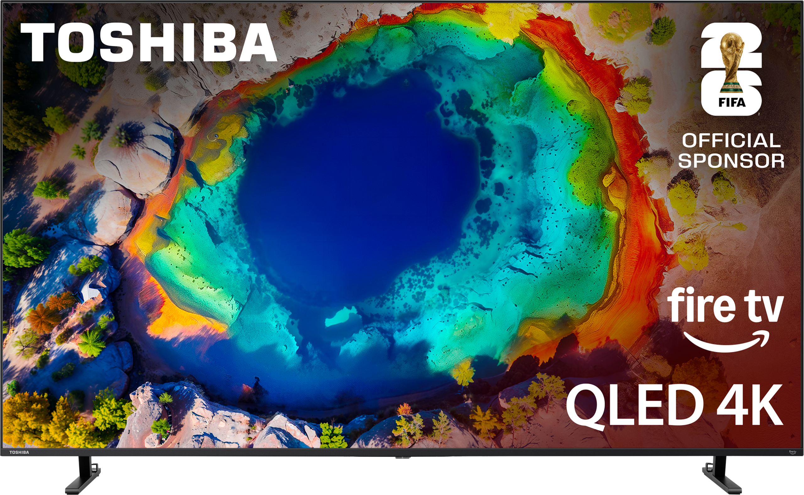 Toshiba - 55" Class M550 Series QLED 4K UHD Smart Fire TV - Open Box - Excellent