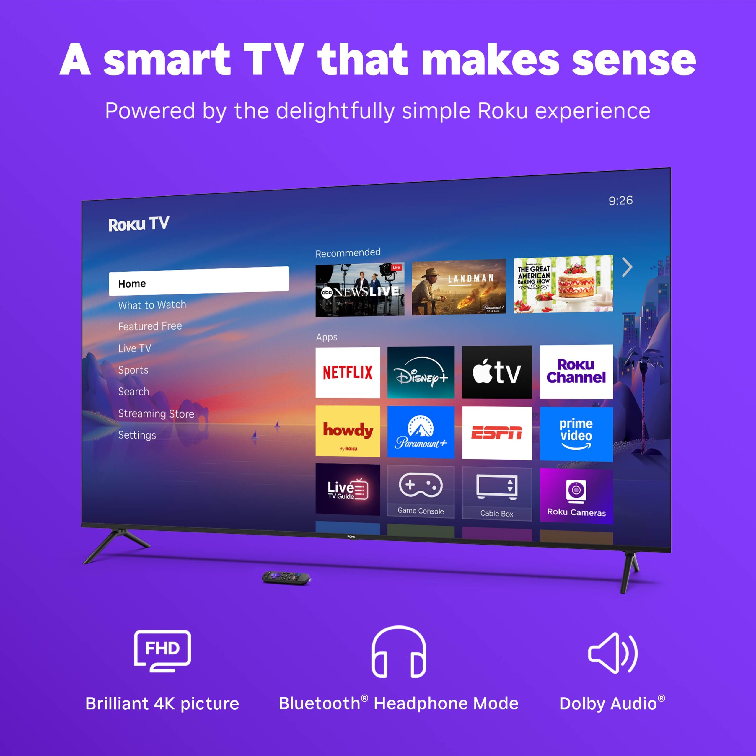 Roku - 85" Class Select Series 4K LED Smart RokuTV - Image 4