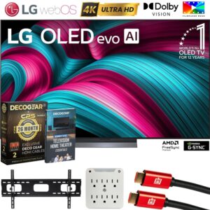 LG - 77" C5 OLED evo 4K UHD Smart webOS TV (2025) + 26-Month Extended Warranty Protection Plan & Mount Bundle