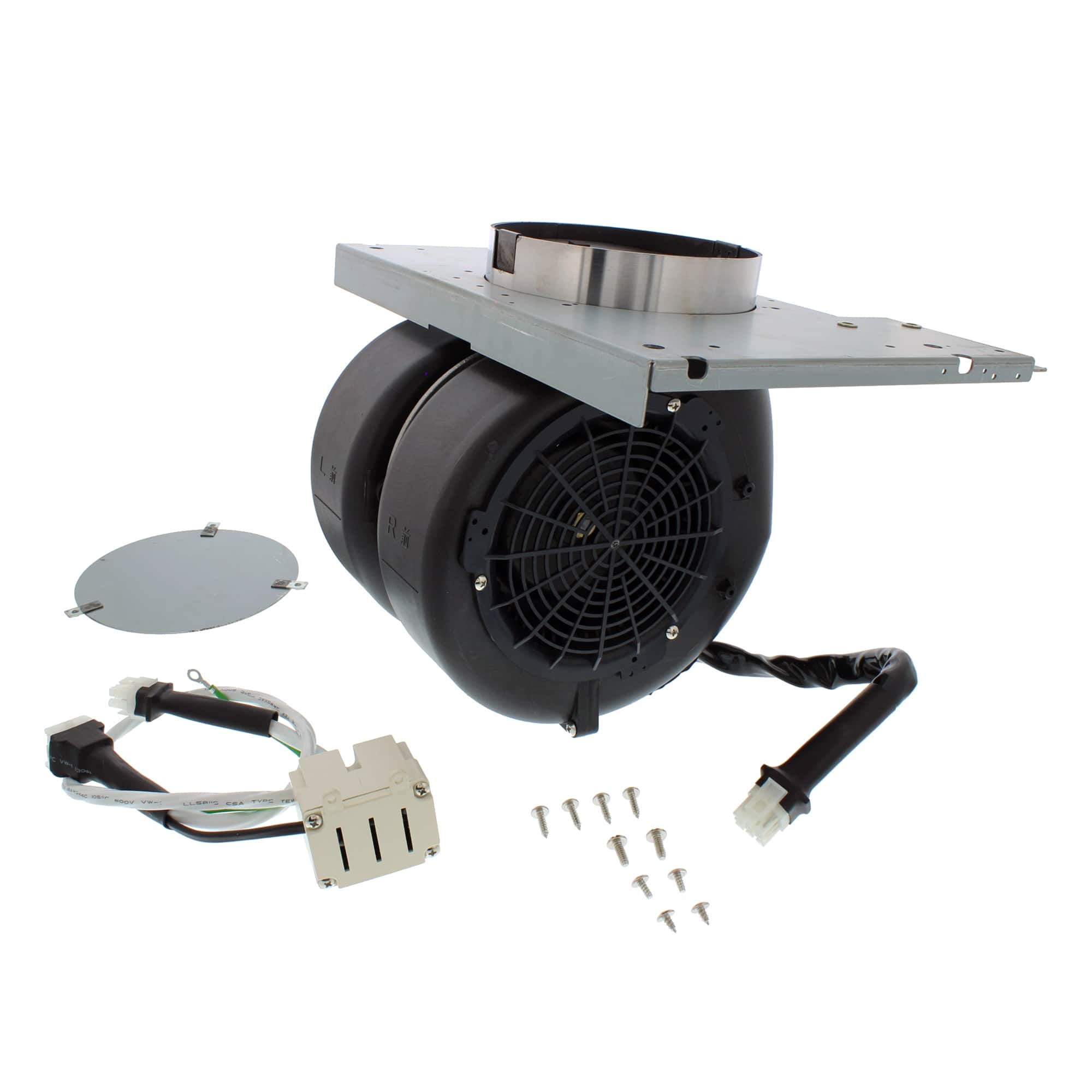 Zephyr - Motor 600 CFM Internal Blower with Plate for Range Hood - Black