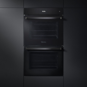 30" Viking RVL Series Double Electric Thermal-Convection Oven - Black Glass