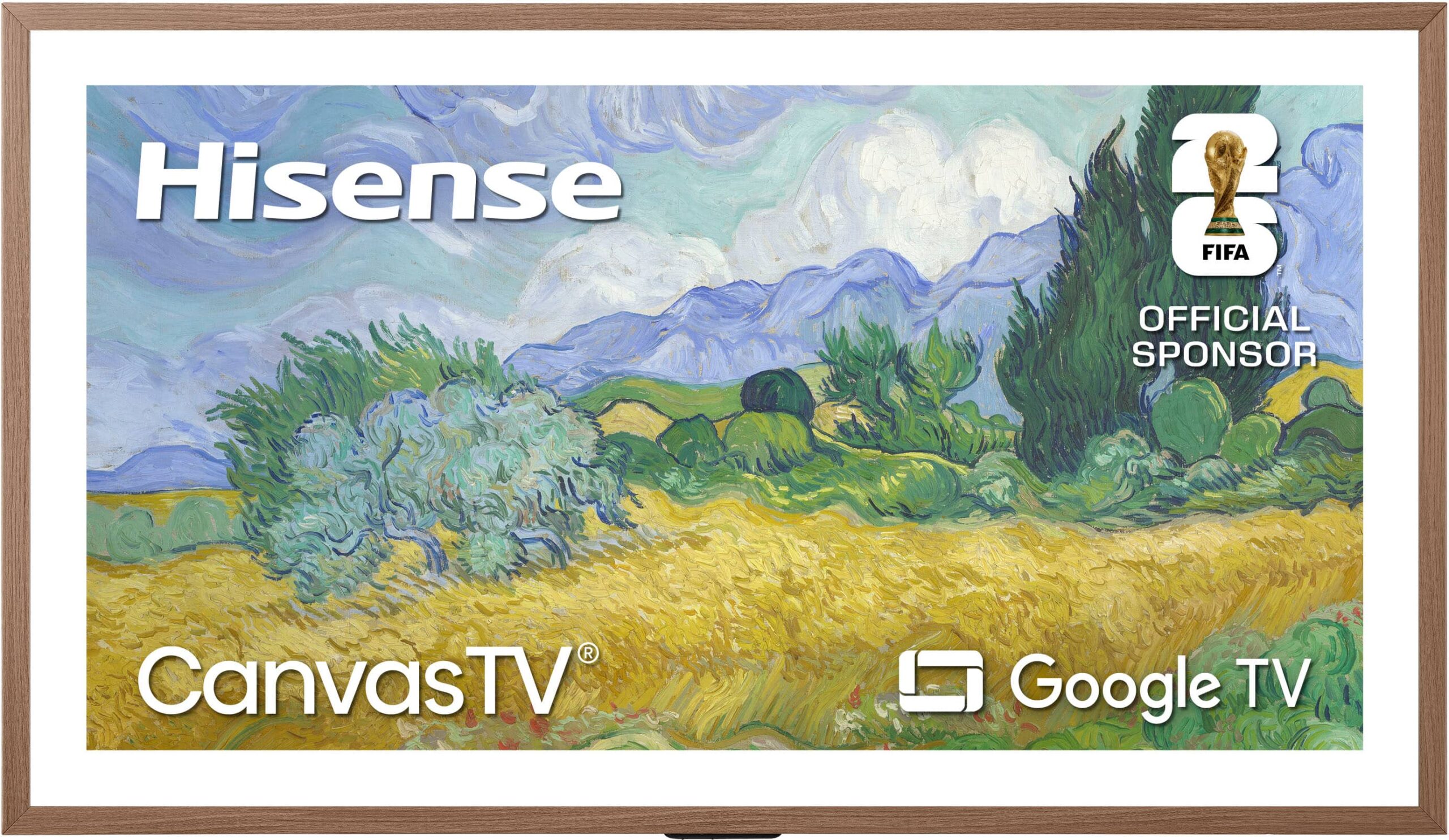 Hisense - 50" Class S7 Canvas Series Smart Google TV 4K QLED Smart Google TV with Hi-Matte Display and UltraSlim Wall Mount (2026)