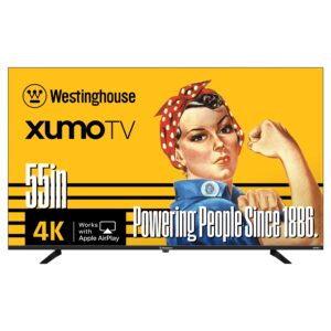 Westinghouse - 55" 4K UHD Smart TV, Xumo, HDR10, Dolby Vision & Atmos, Voice Remote, Wi-Fi, Bluetooth