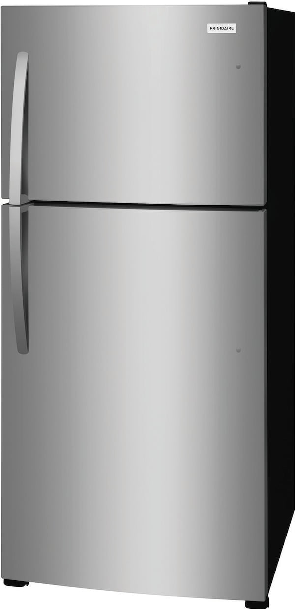Frigidaire FFHT2022AS 30" Wide 20 Cu. Ft. Energy Star Certified Top Freezer Refrigerator, Stainless Steel - Image 4