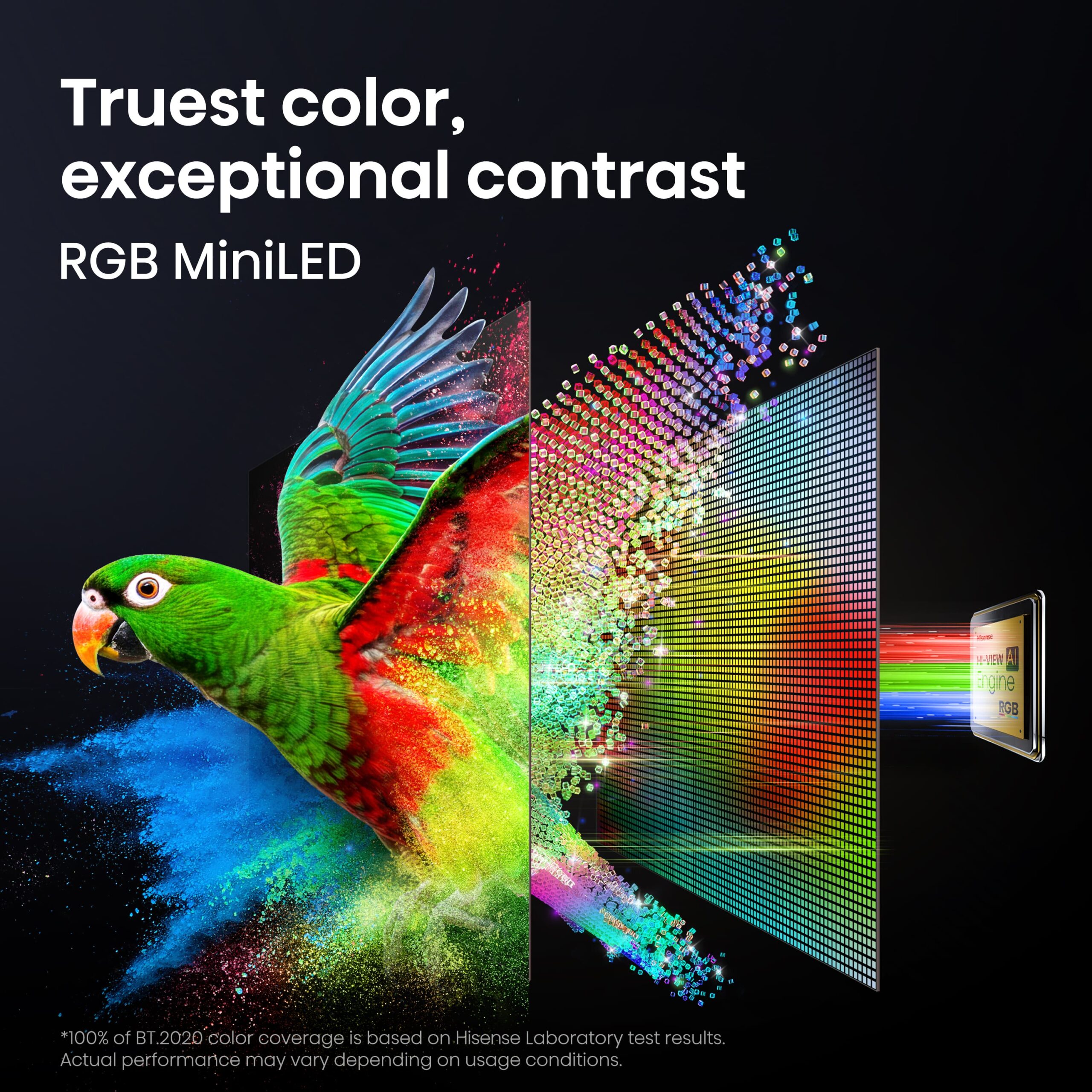 Hisense - 65" Class UR9 RGB MiniLED Series UHD 4K HDR Smart Google TV (2026) - Image 5