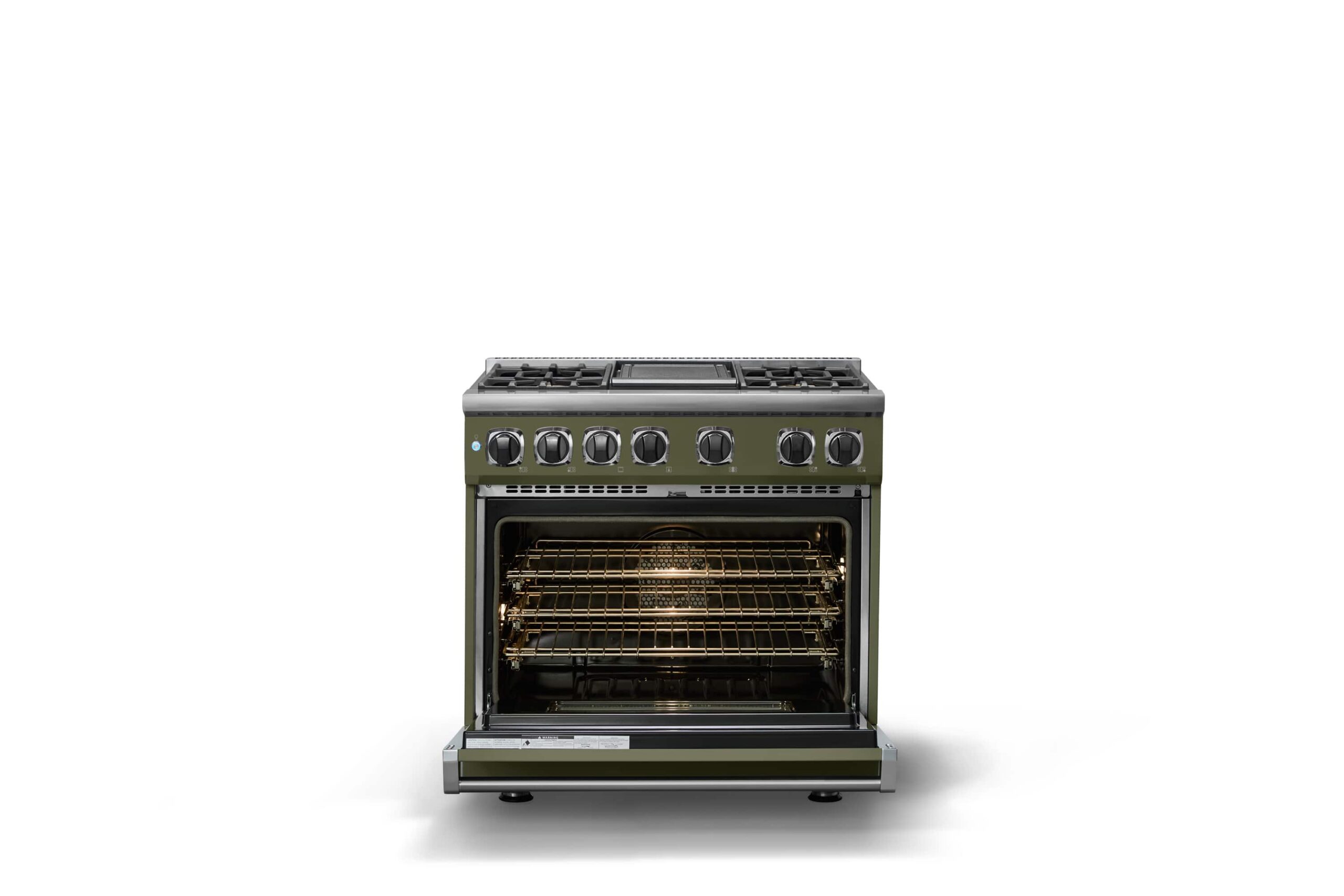 Viking - 36"W. 5.6 Cu. Ft. 7S Self-Clean LP Dual Fuel Range-Martini - Martini - Image 5