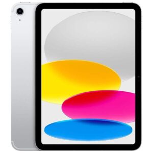 Apple - Refurbished Excellent - iPad 10th Gen A2757 (WiFi + Cellular Unlocked) 64GB w/ Pre-Installed Tempered Glass - Silver