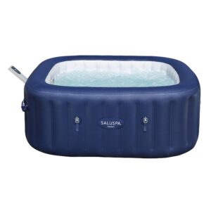 Bestway - SaluSpa Hawaii Smart AirJet Inflatable Hot Tub with EnergySense Cover - Blue