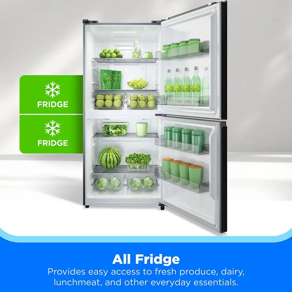 Midea MRU21C7BST 20 Cu. Ft. Stainless French Door 3-Way Convertible Smart Refrigerator - Image 4