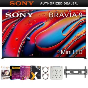 Sony - 65" BRAVIA 9 XR90 Series QLED Mini-LED 4K HDR Smart TV (2024) with Premiere Movies Streaming 2020 Bundle