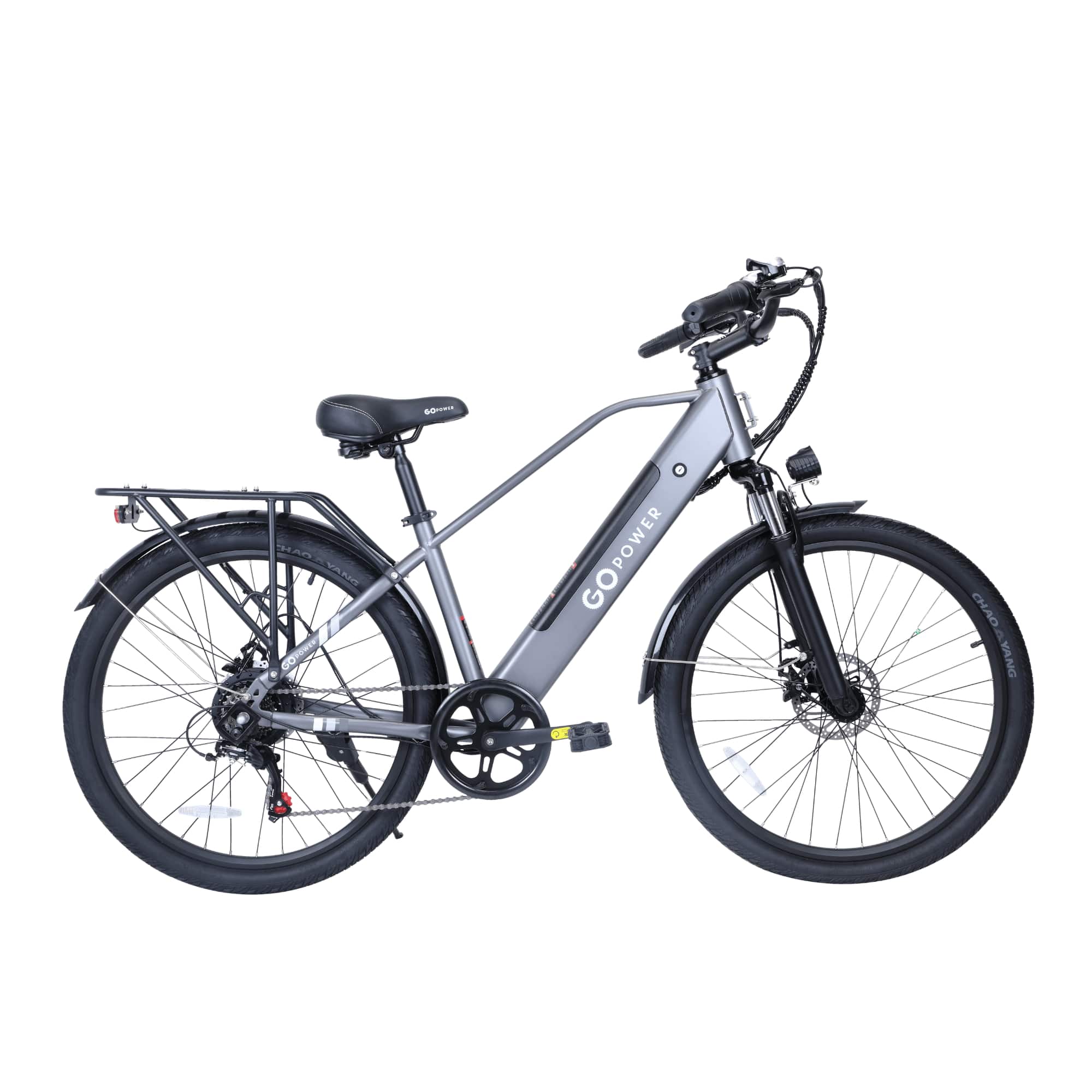GoPowerBike - GoScout Adult Electric Bike 20mph Max Speed & 500W Motor - One size - Gray